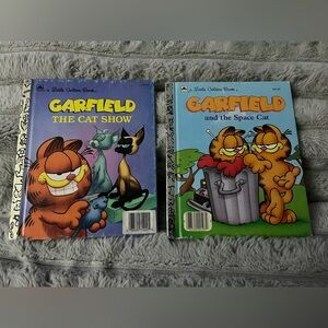 Bundle of 2 Garfield A Little Golden Books
